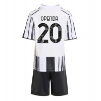 Juventus Lois Openda #20 Domáci Detský futbalový dres 2025-26 Krátky Rukáv (+ trenírky)